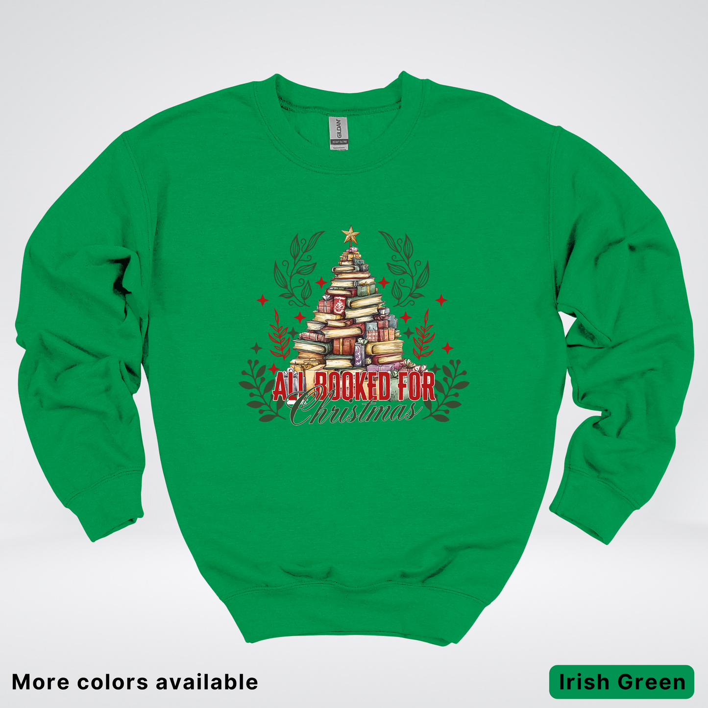 All Booked For Christmas - Crewneck Sweatshirt