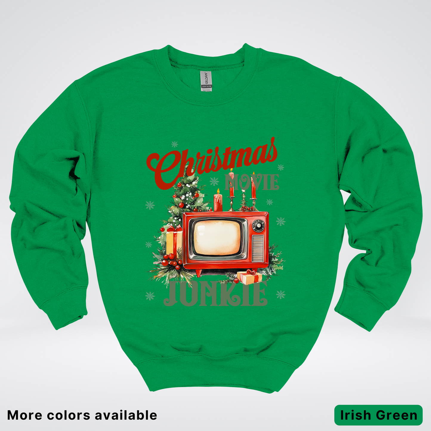 Vintage Christmas Movie Lover - Crewneck