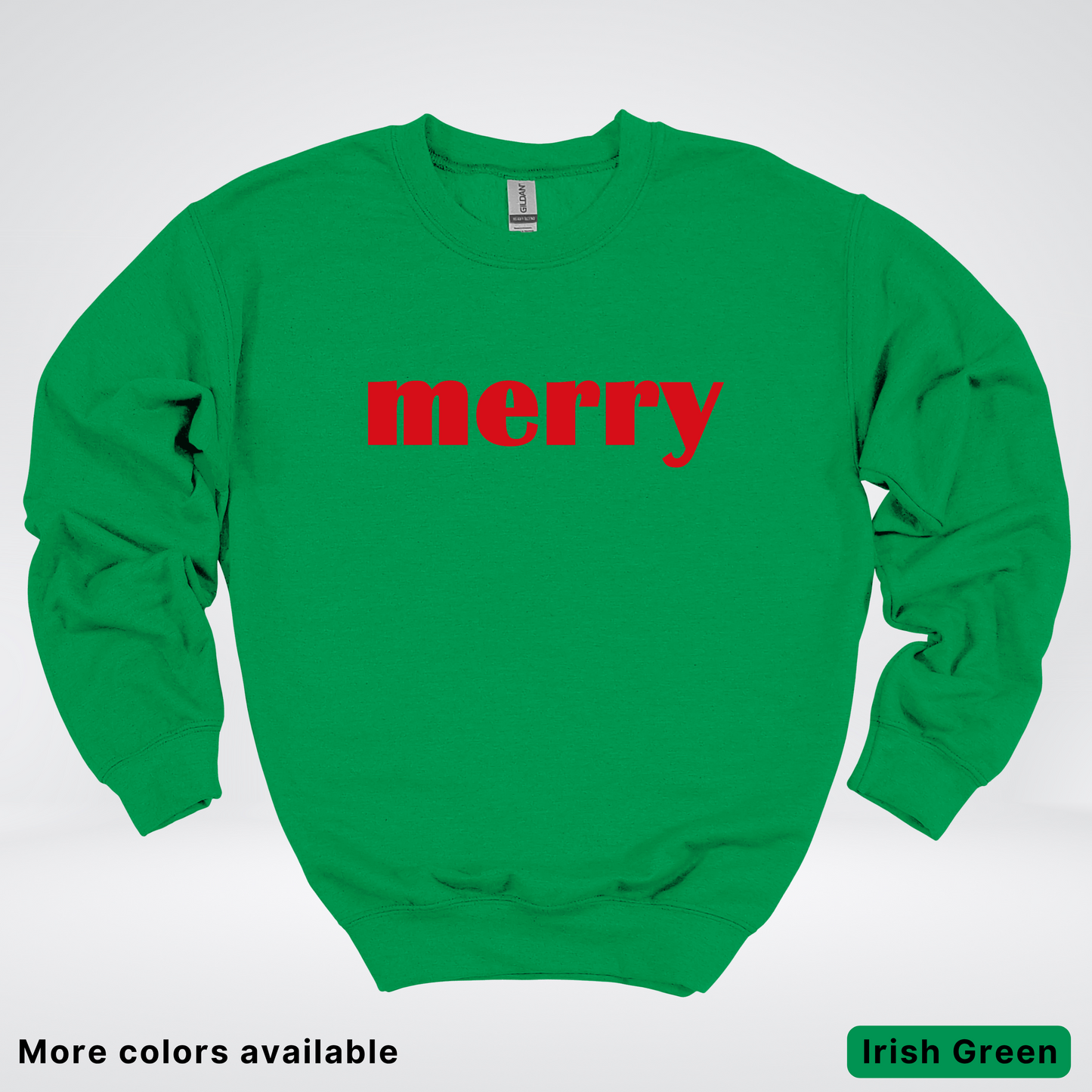 Merry - Red Design - Crewneck