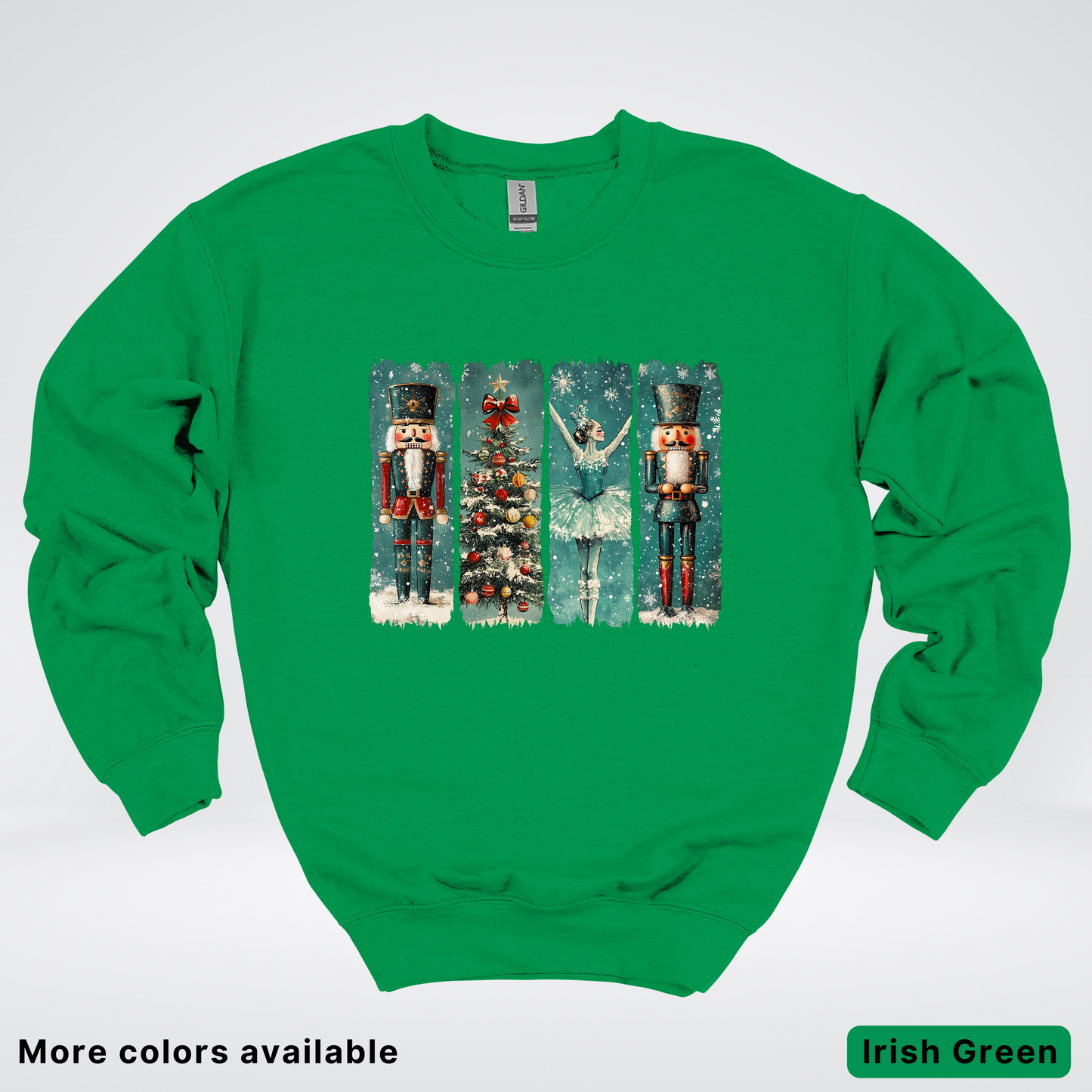 Vintage Nutcracker Ballet Panel - Crewneck