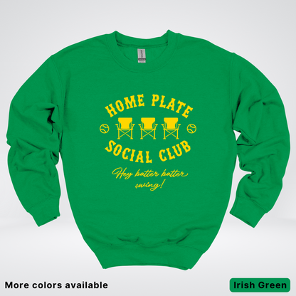 Home Plate Social Club – Gold Design - Crewneck