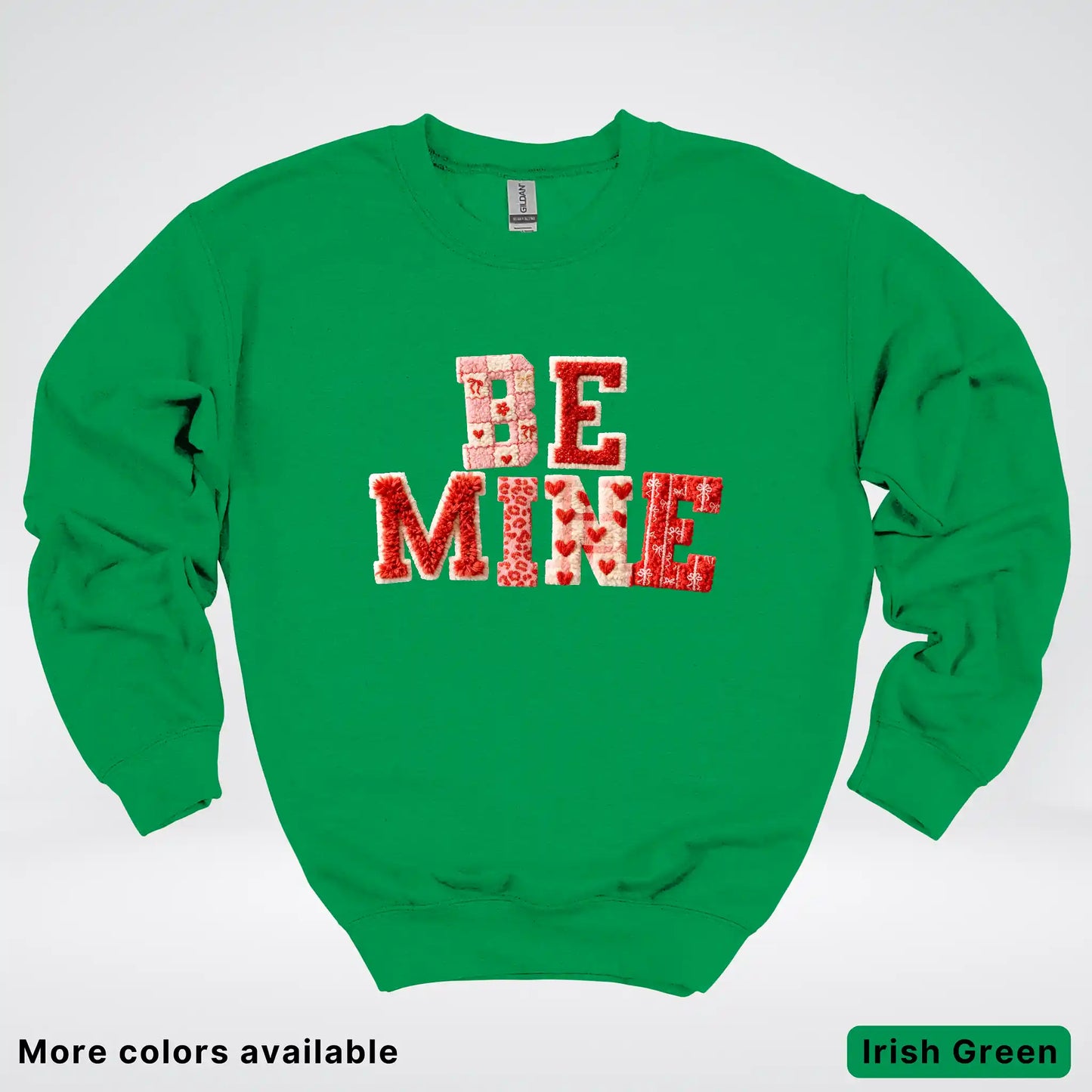 Be Mine Hook Yard Faux - Crewneck Sweatshirt
