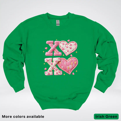XOXO Hook Yard Faux - Crewneck Sweatshirt