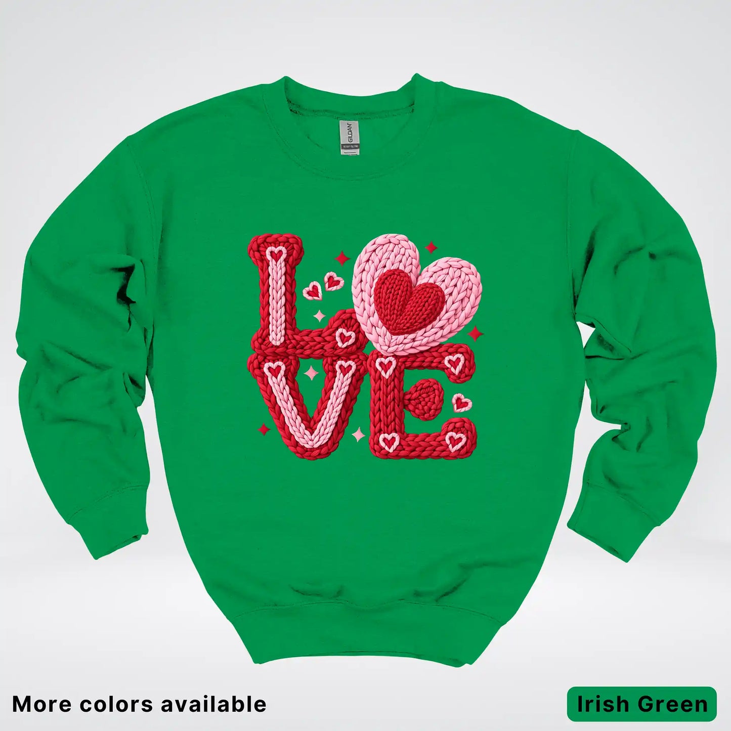Love Hook Yard Faux - Crewneck Sweatshirt
