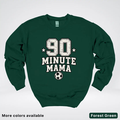 90 Minute Mama – Vintage Soccer Mom Crewneck Sweatshirt