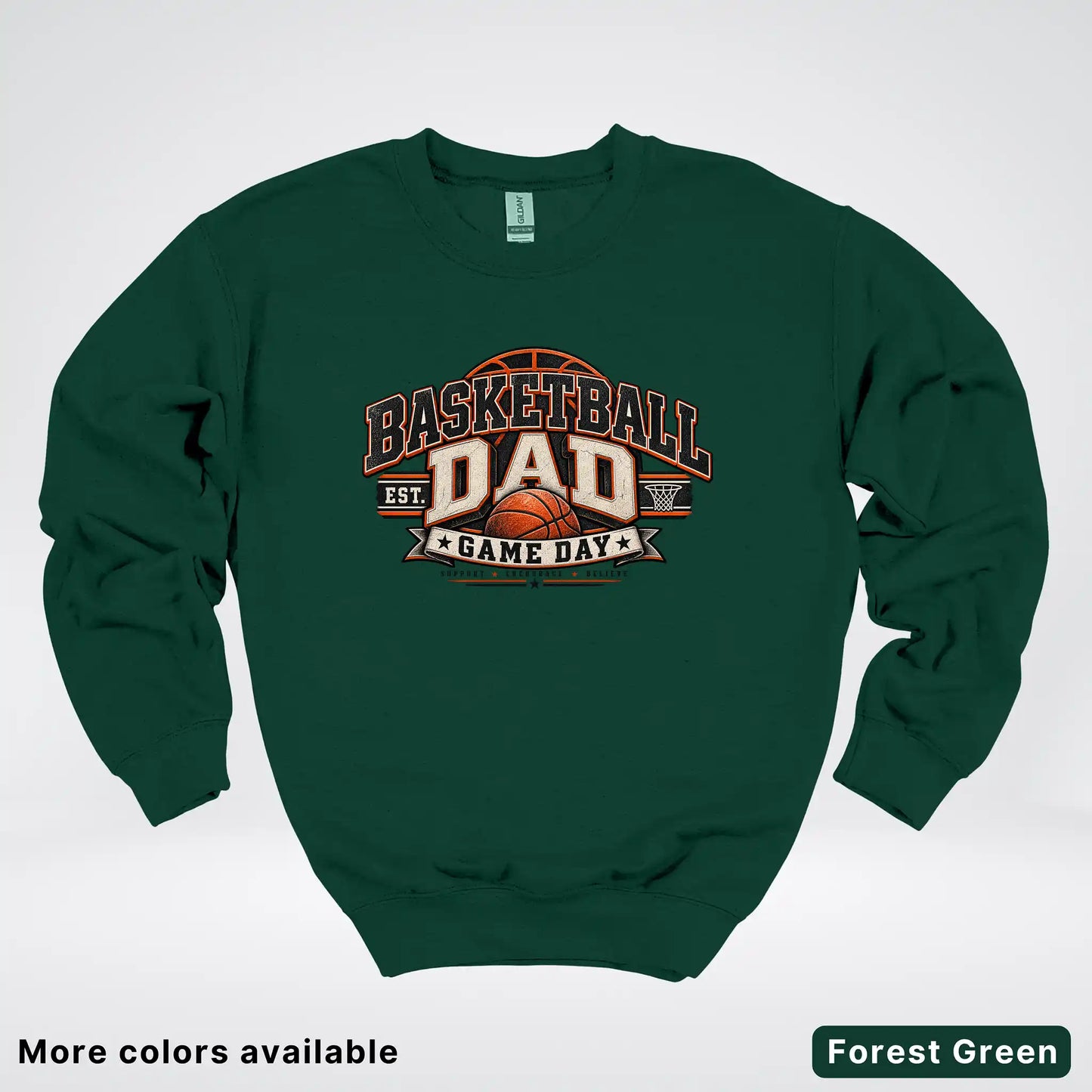 Basketball Dad – Game Day Crewneck Sweatshirt