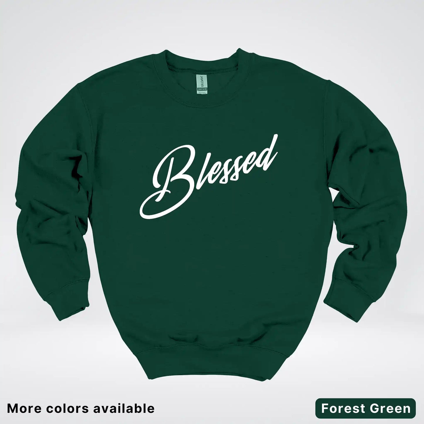 Blessed Script Crewneck Sweatshirt