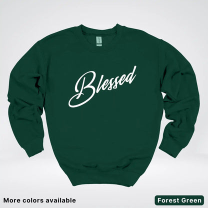 Blessed Script Crewneck Sweatshirt