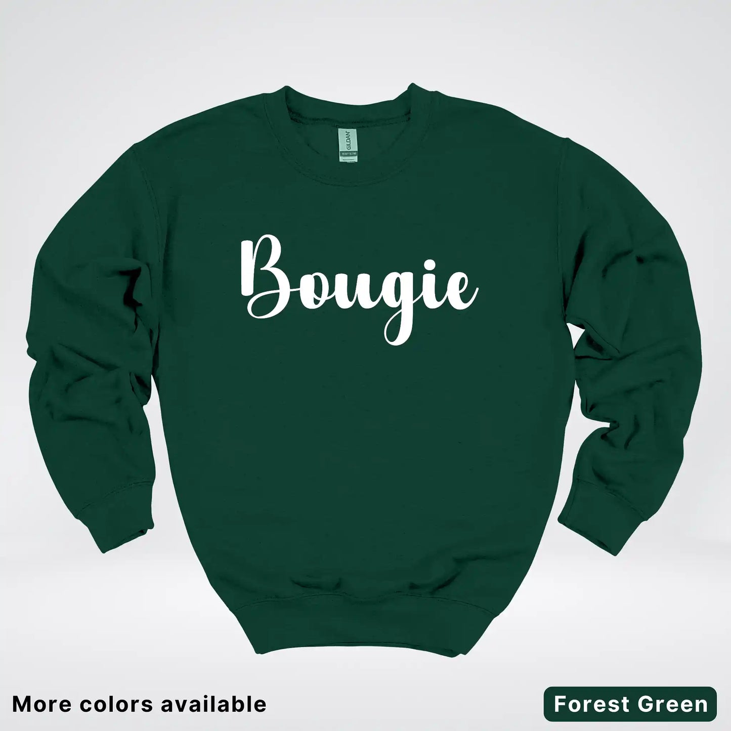 Bougie - White Design - Crewneck Sweatshirt