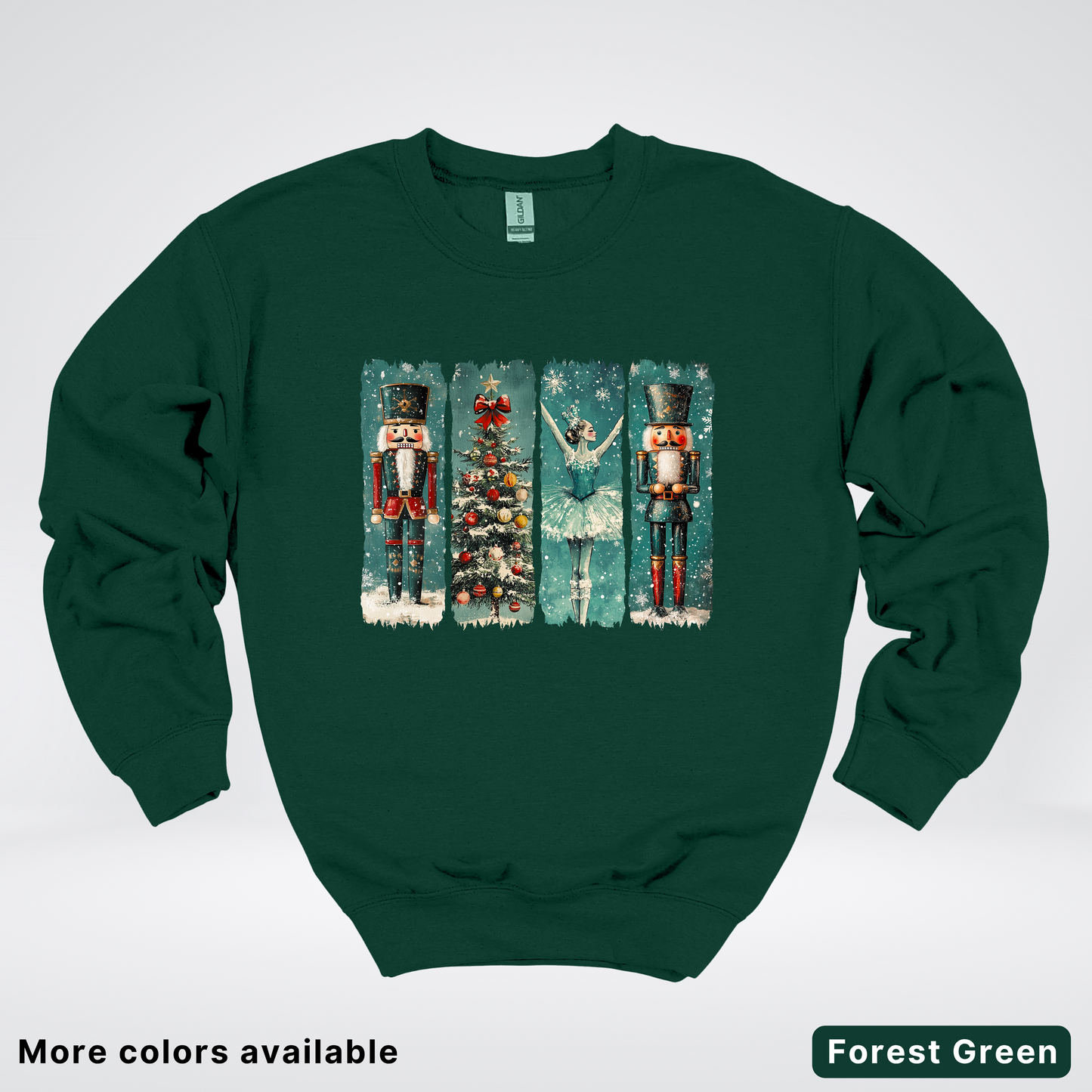 Vintage Nutcracker Ballet Panel - Crewneck