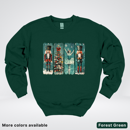 Vintage Nutcracker Ballet Panel - Crewneck