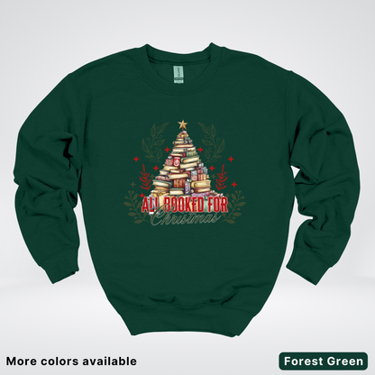 All Booked For Christmas - Crewneck Sweatshirt