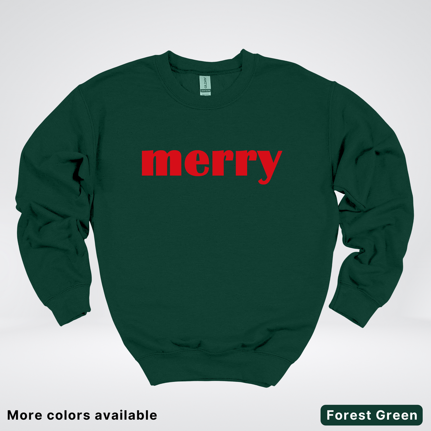 Merry - Red Design - Crewneck
