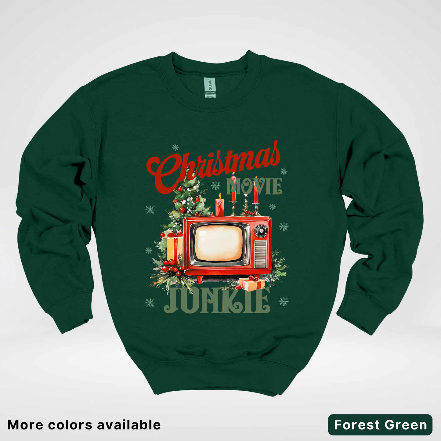 Vintage Christmas Movie Lover - Crewneck