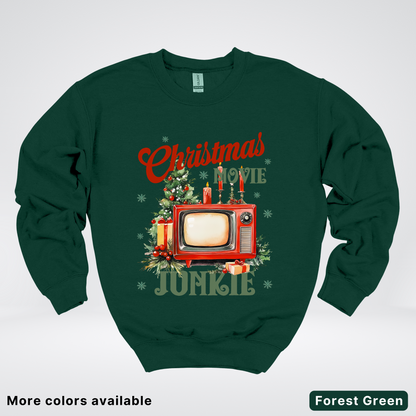 Vintage Christmas Movie Lover - Crewneck