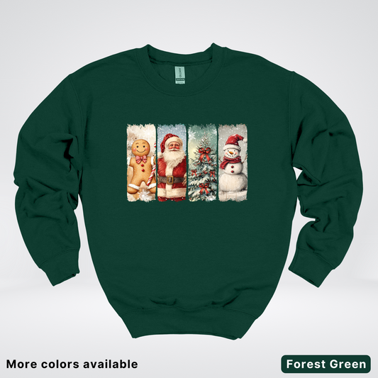 Vintage Christmas Quartet - Sweatshirt