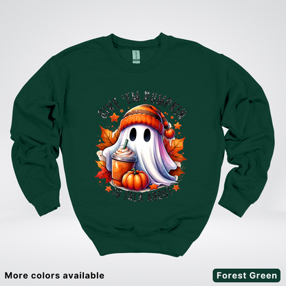 Give Em Pumpkin Ghost To Talk About - Crewneck Sweatshirts