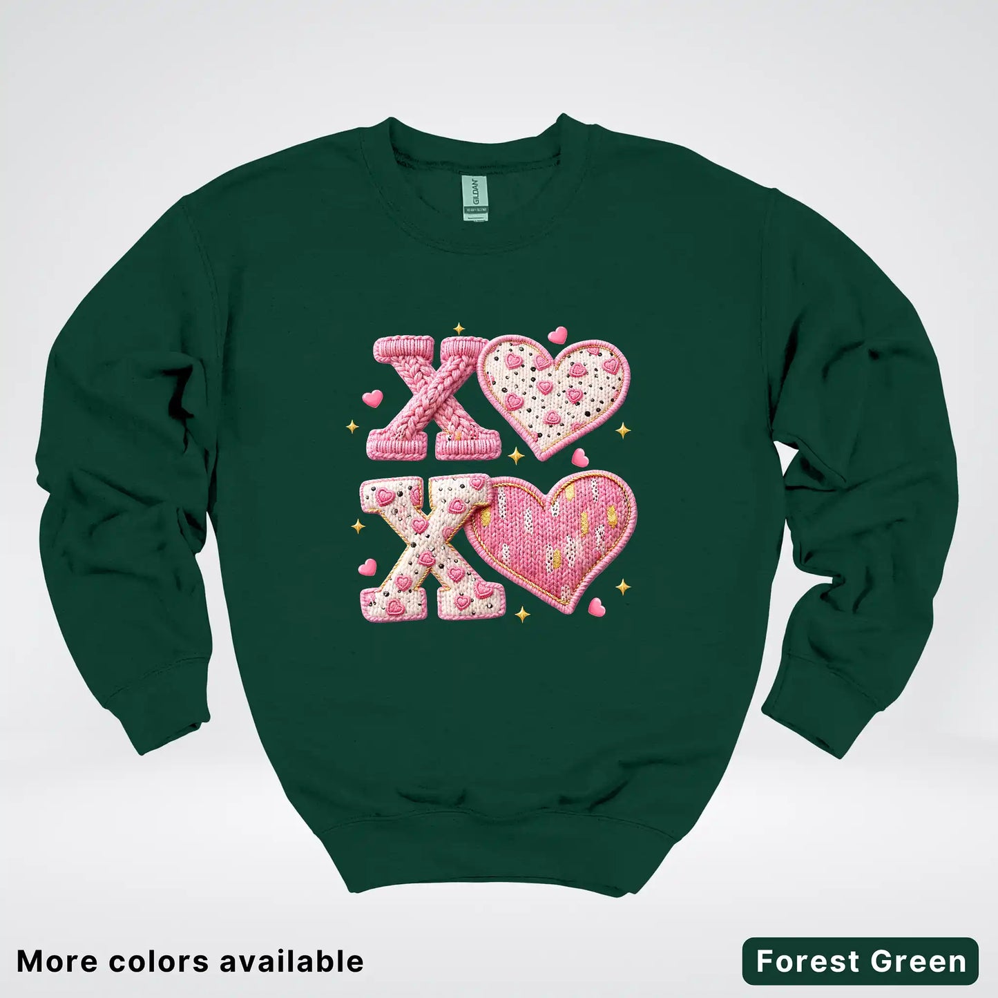 XOXO Hook Yard Faux - Crewneck Sweatshirt