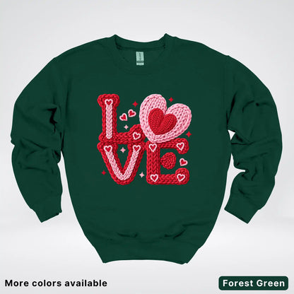 Love Hook Yard Faux - Crewneck Sweatshirt