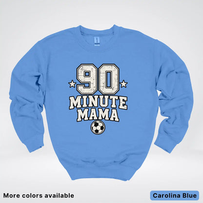 90 Minute Mama – Vintage Soccer Mom Crewneck Sweatshirt