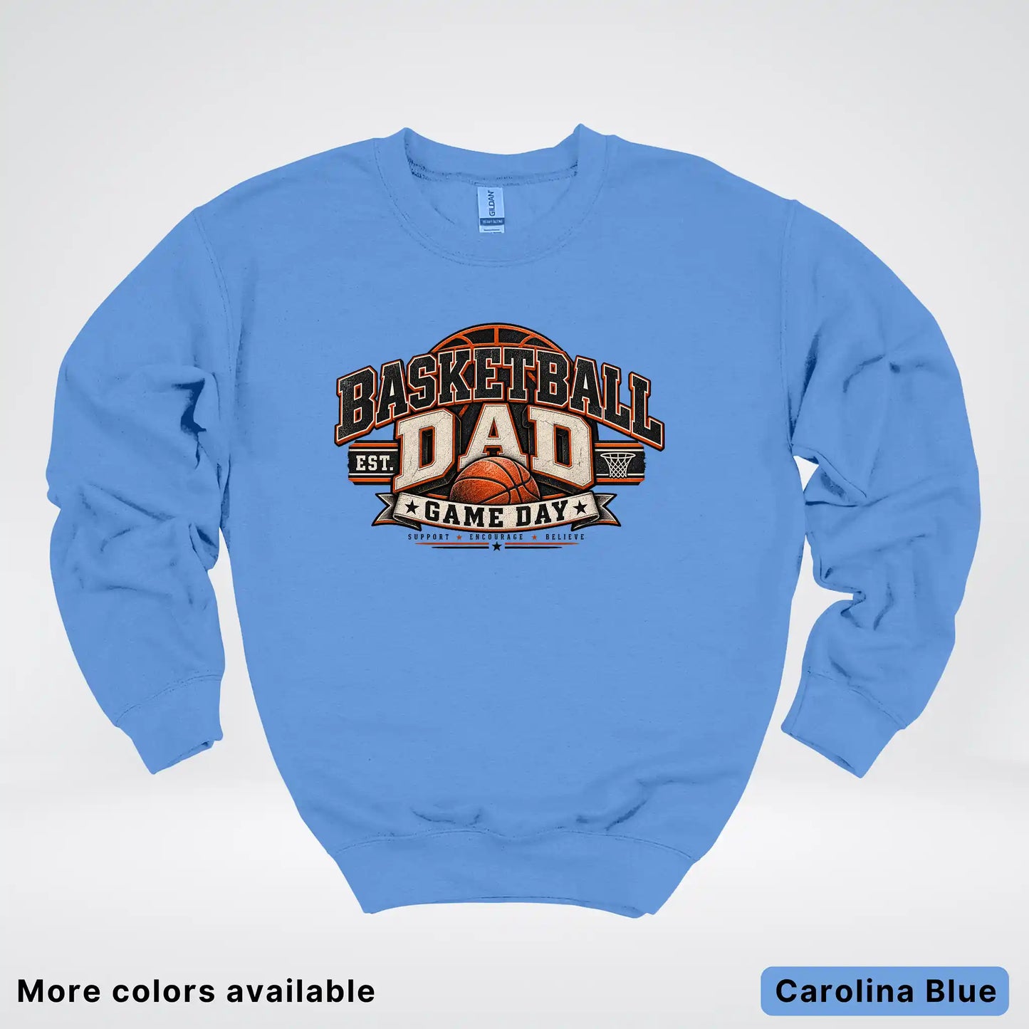 Basketball Dad – Game Day Crewneck Sweatshirt
