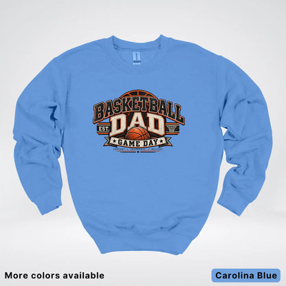 Basketball Dad – Game Day Crewneck Sweatshirt