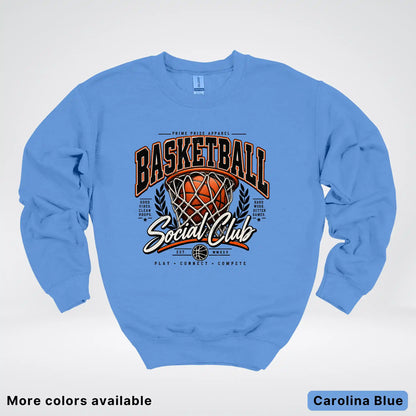 Basketball Social Club – Vintage Court Crewneck Sweatshirt