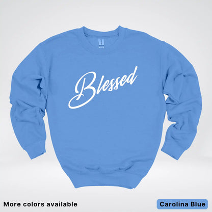 Blessed Script Crewneck Sweatshirt