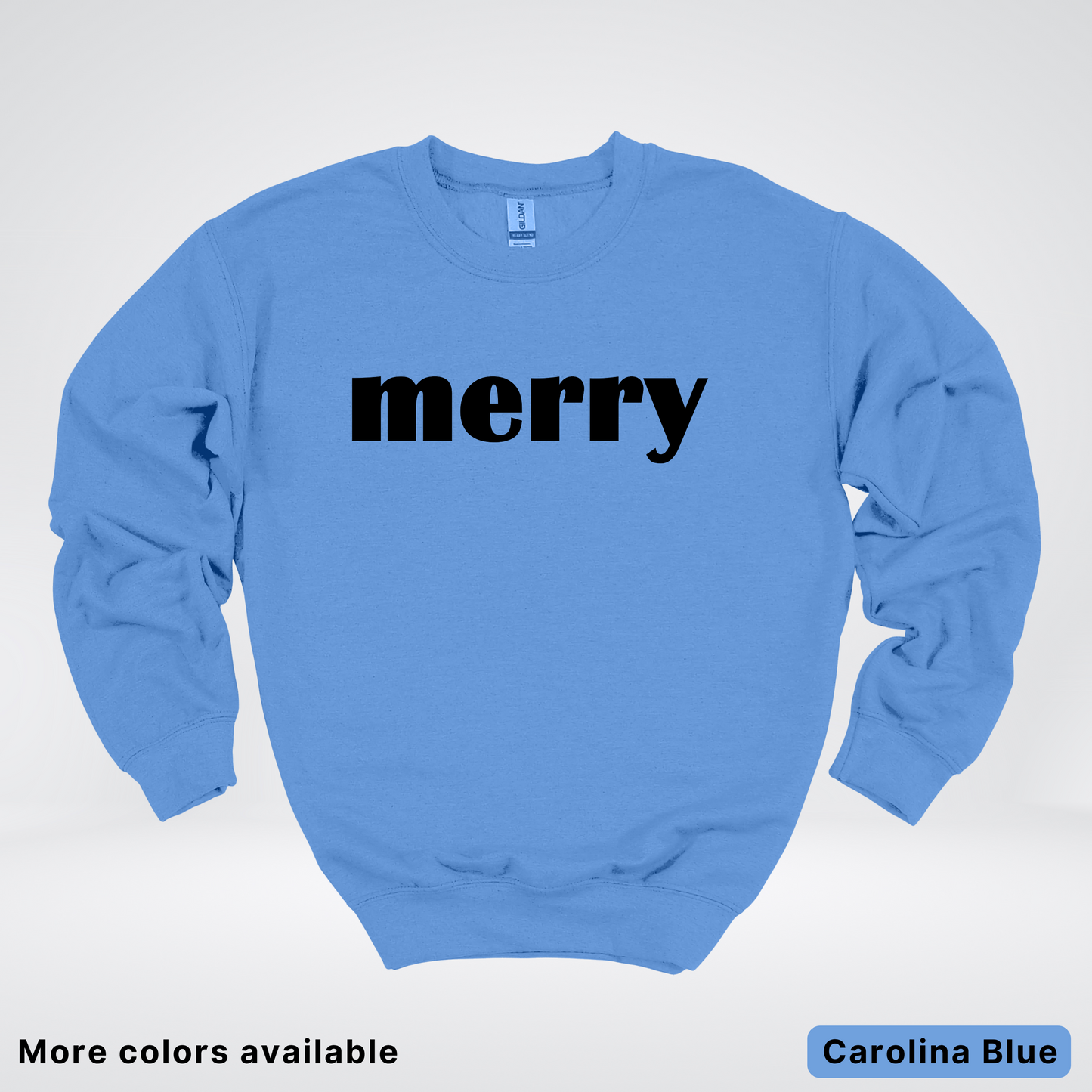 Merry - Black Design - Crewneck
