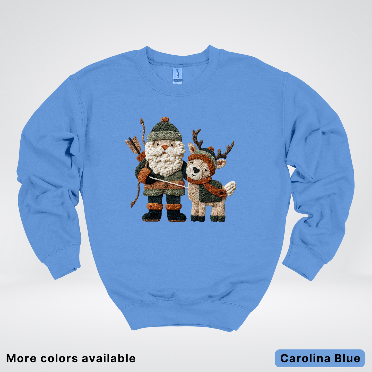 Hook Yard Faux Woodland Christmas Duo - Crewneck Sweatshirt