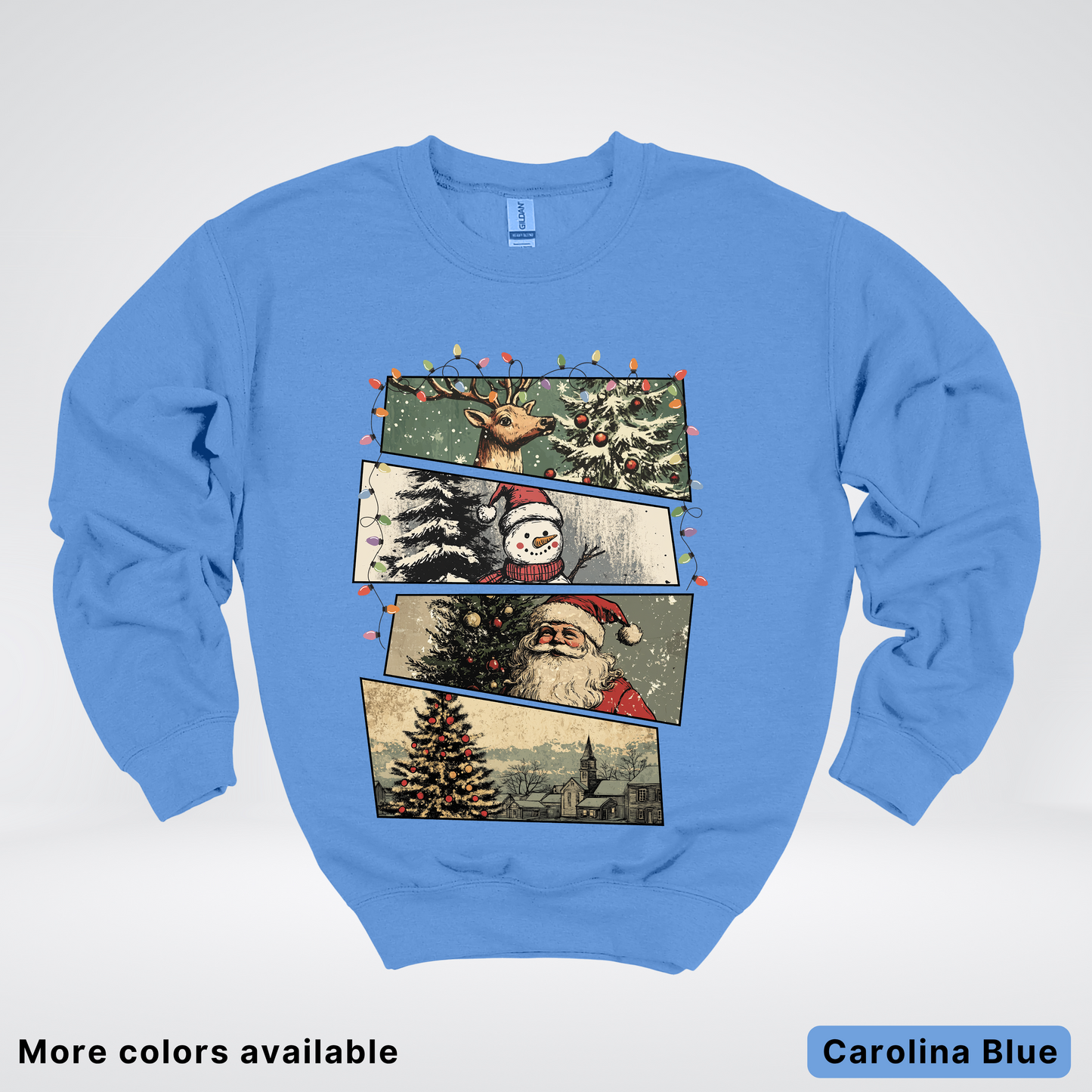 Retro Holiday Collage - Crewneck