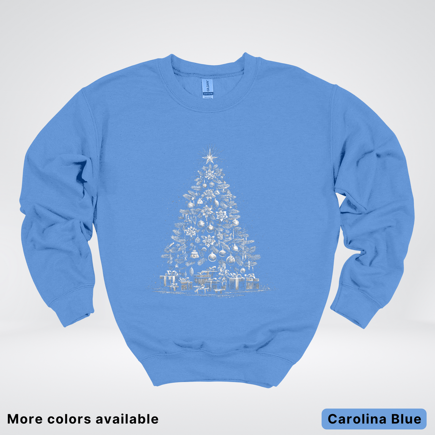 Classic Christmas Tree with Gifts - Crewneck Sweatshirt