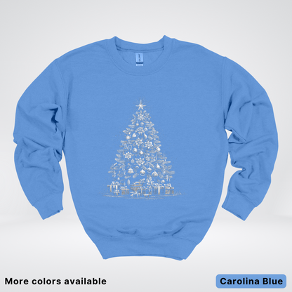 Classic Christmas Tree with Gifts - Crewneck Sweatshirt