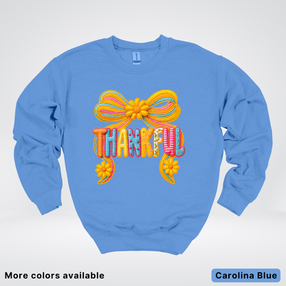 Thankful Crochet Style Fall - Sweatshirt