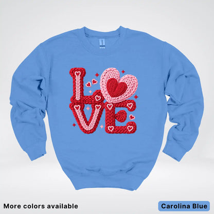 Love Hook Yard Faux - Crewneck Sweatshirt
