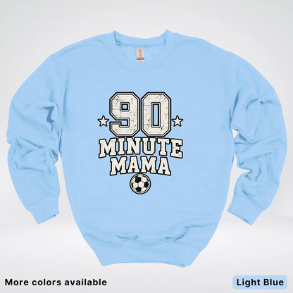90 Minute Mama – Vintage Soccer Mom Crewneck Sweatshirt
