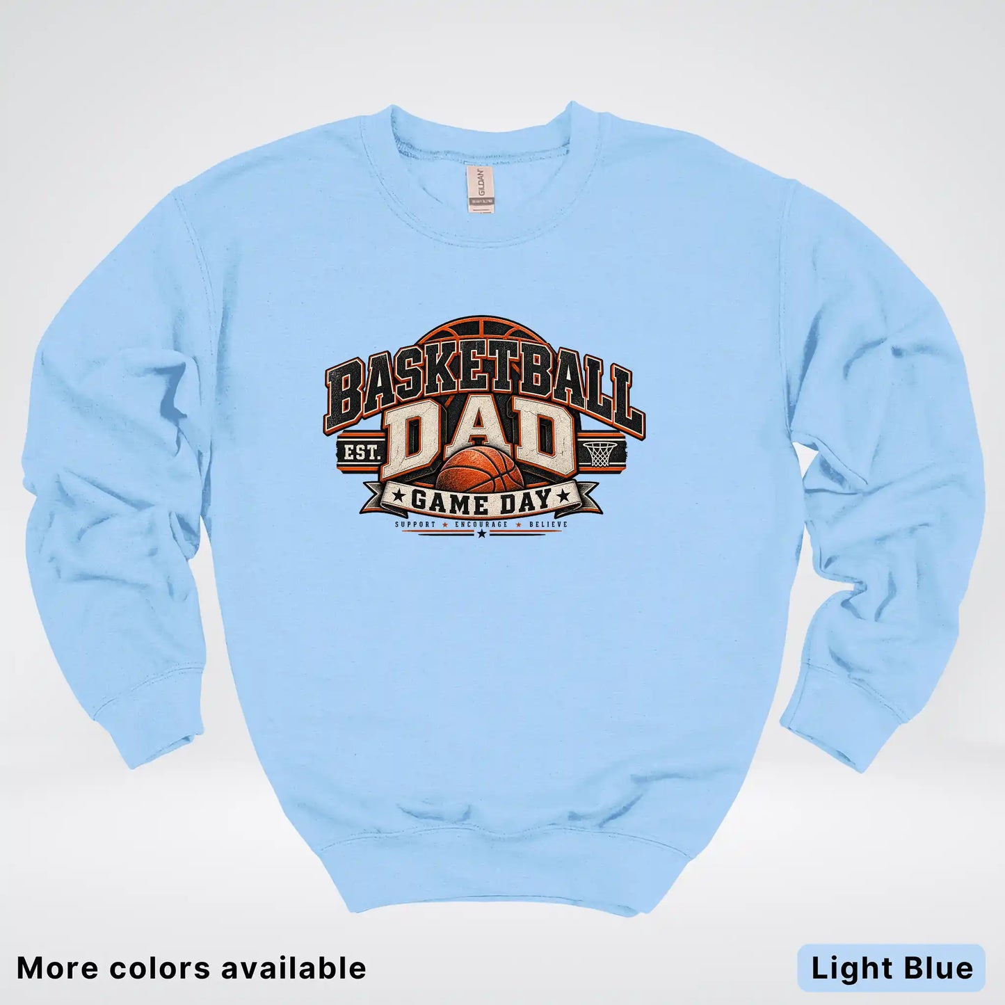 Basketball Dad – Game Day Crewneck Sweatshirt