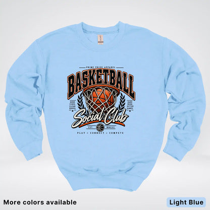 Basketball Social Club – Vintage Court Crewneck Sweatshirt
