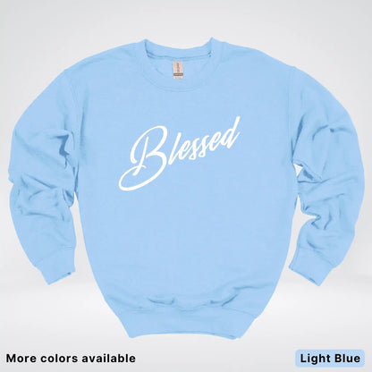 Blessed Script Crewneck Sweatshirt