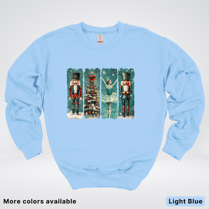 Vintage Nutcracker Ballet Panel - Crewneck