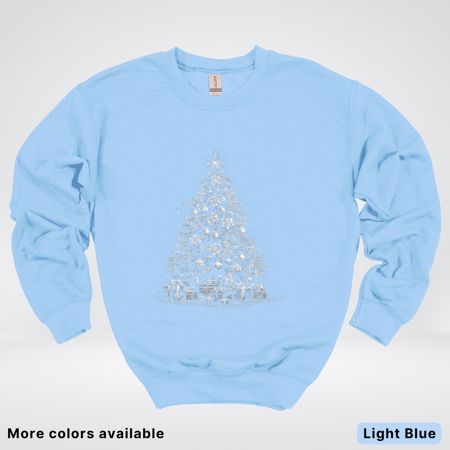 Classic Christmas Tree with Gifts - Crewneck Sweatshirt