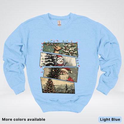 Retro Holiday Collage - Crewneck