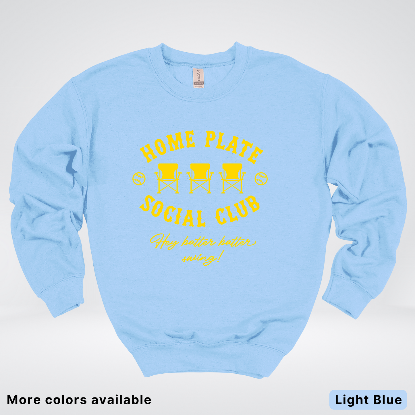 Home Plate Social Club – Gold Design - Crewneck