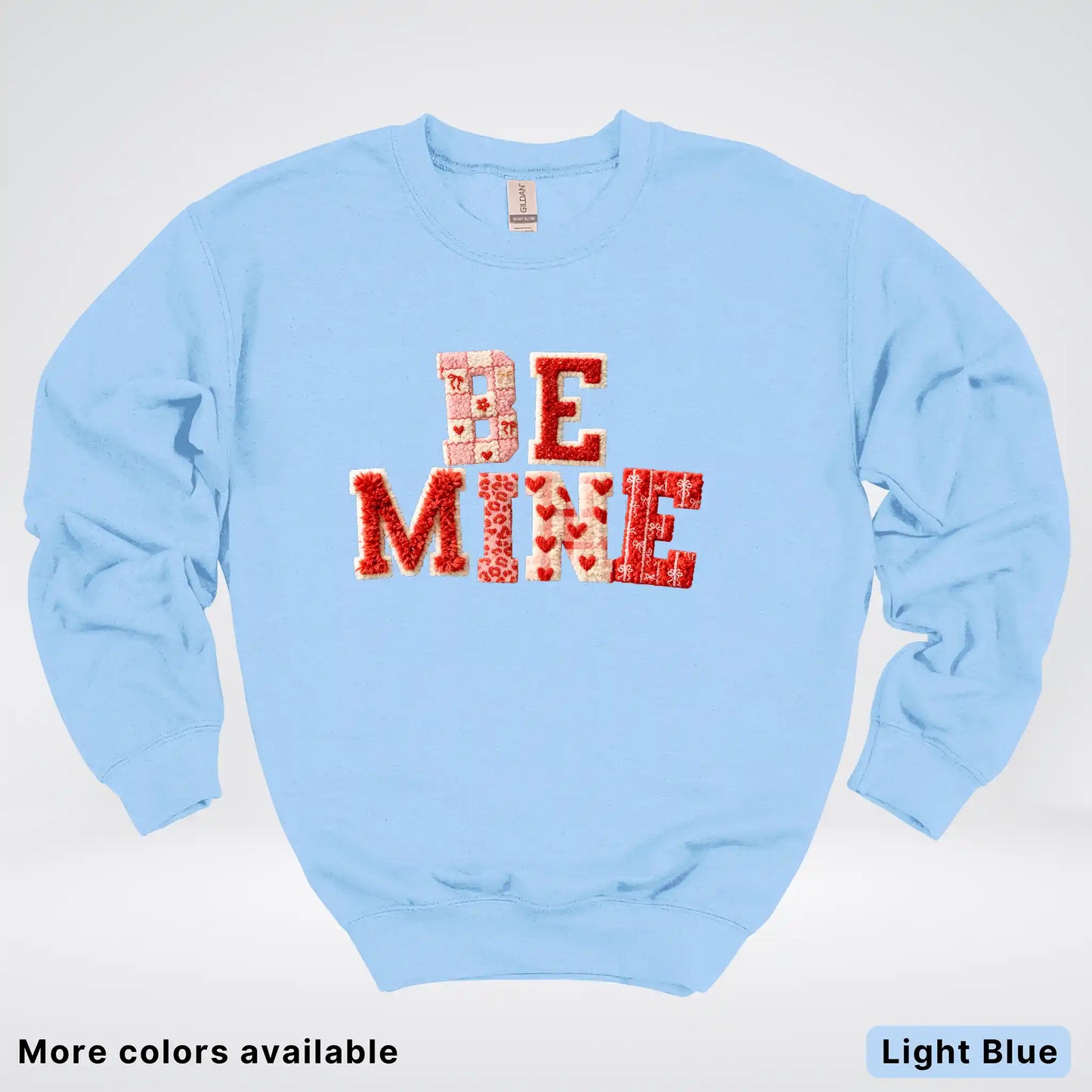 Be Mine Hook Yard Faux - Crewneck Sweatshirt
