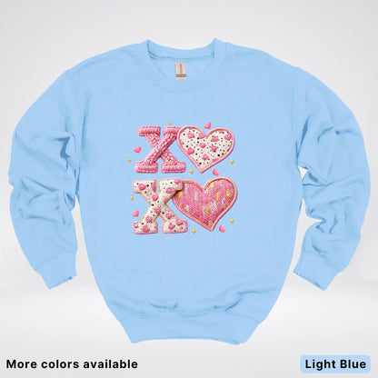 XOXO Hook Yard Faux - Crewneck Sweatshirt