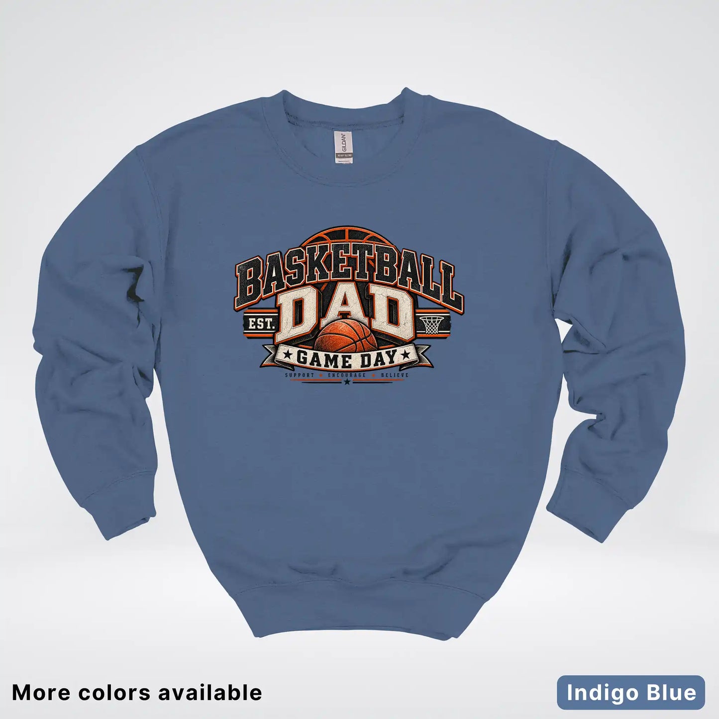 Basketball Dad – Game Day Crewneck Sweatshirt