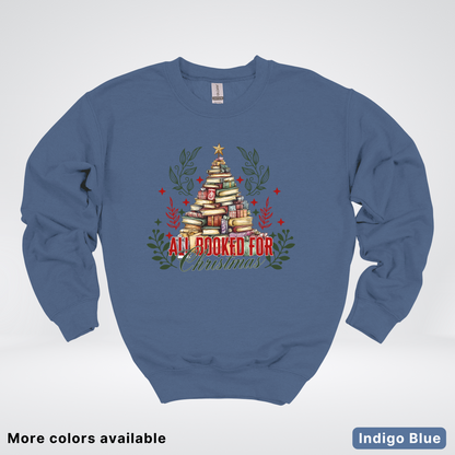 All Booked For Christmas - Crewneck Sweatshirt
