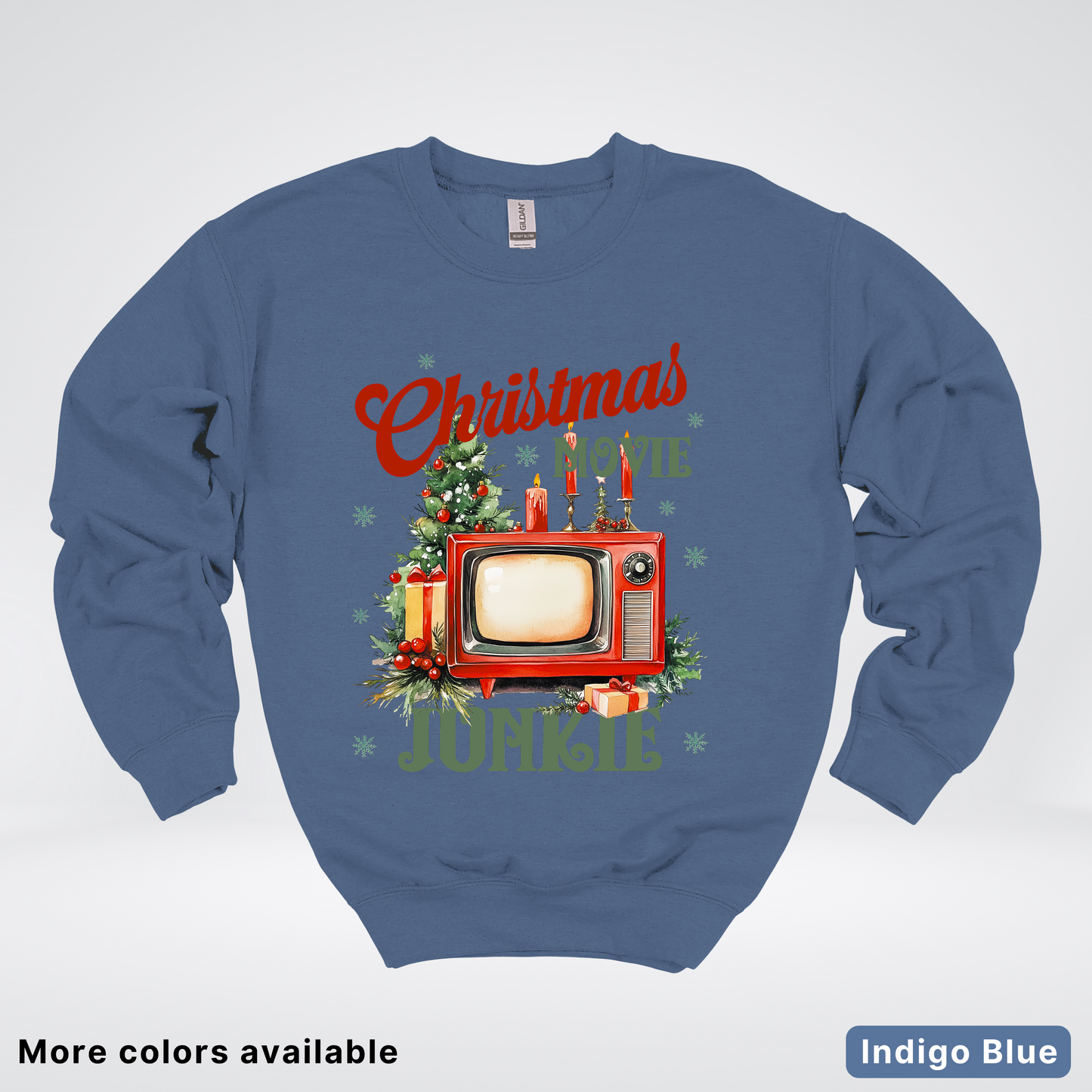 Vintage Christmas Movie Lover - Crewneck