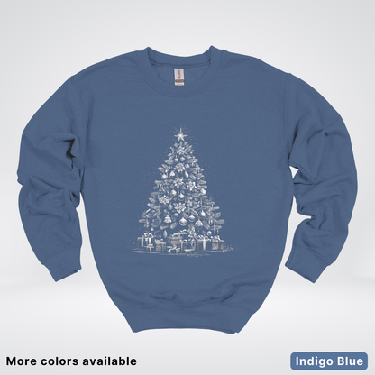 Classic Christmas Tree with Gifts - Crewneck Sweatshirt