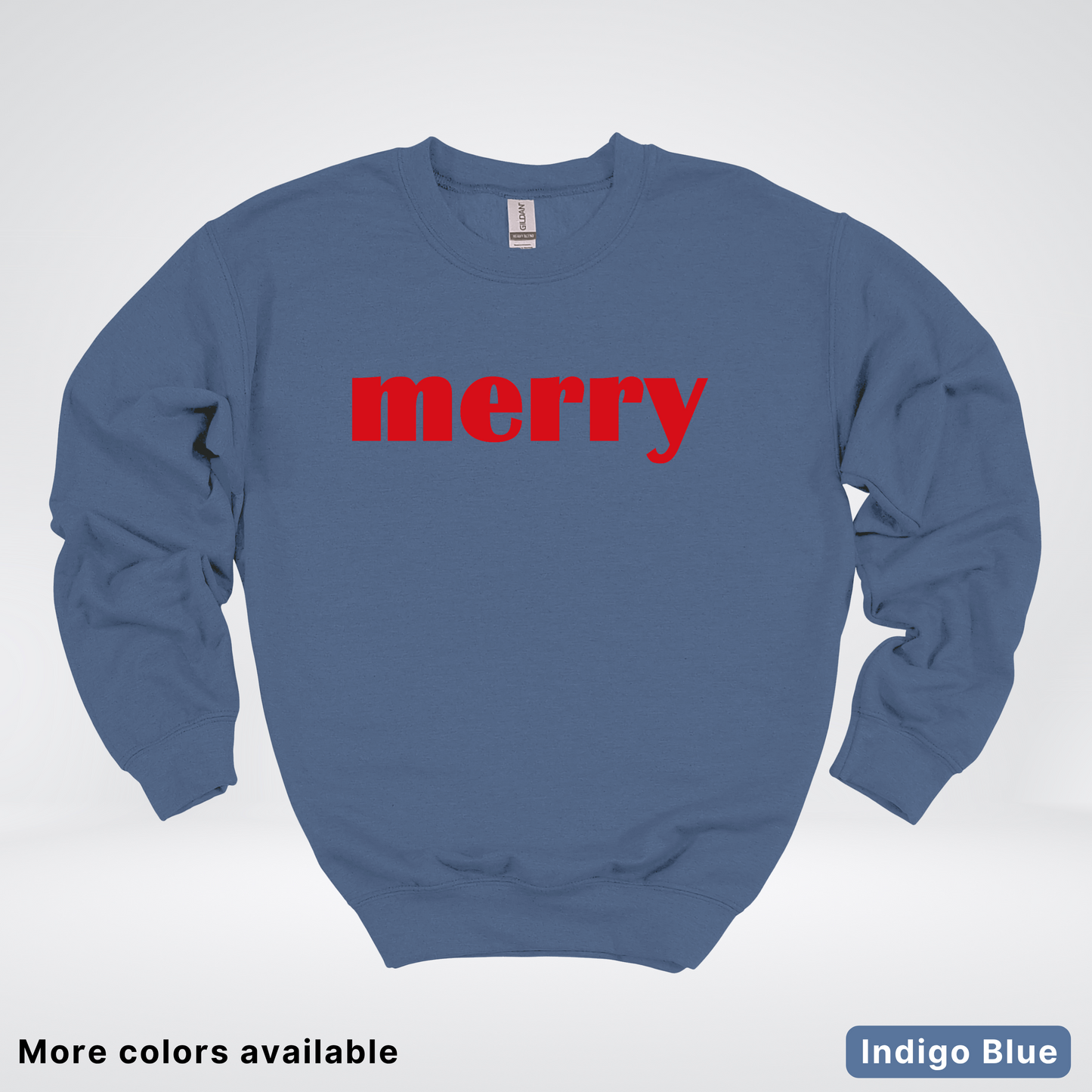 Merry - Red Design - Crewneck